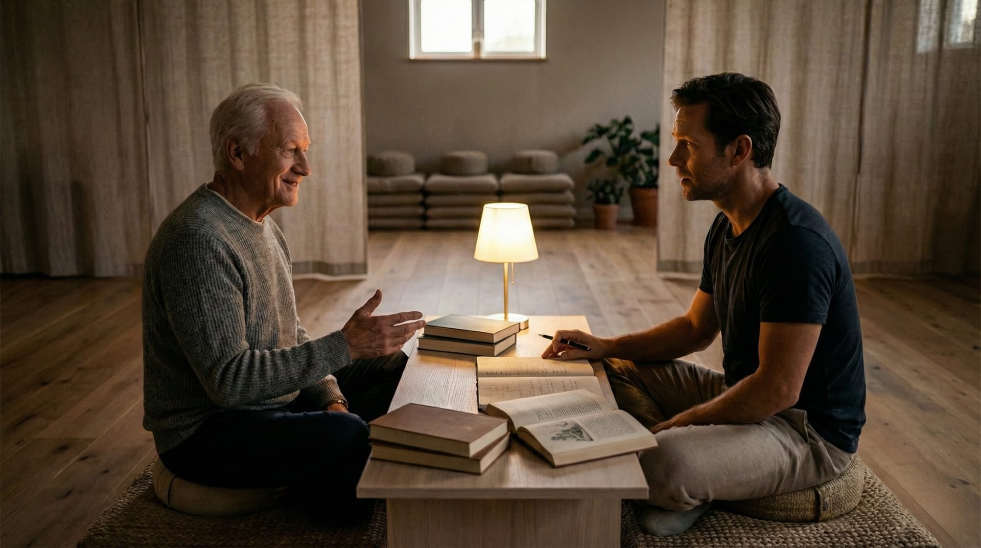 Student questioning teacher with both respect and critical thinking, representing healthy skepticism